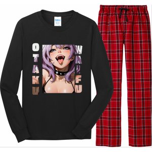 Lewd Anime Otaku Waifu Anime Manga Hentai Face Gift Long Sleeve Pajama Set