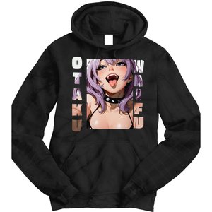 Lewd Anime Otaku Waifu Anime Manga Hentai Face Gift Tie Dye Hoodie