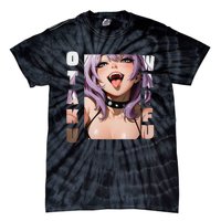 Lewd Anime Otaku Waifu Anime Manga Hentai Face Gift Tie-Dye T-Shirt