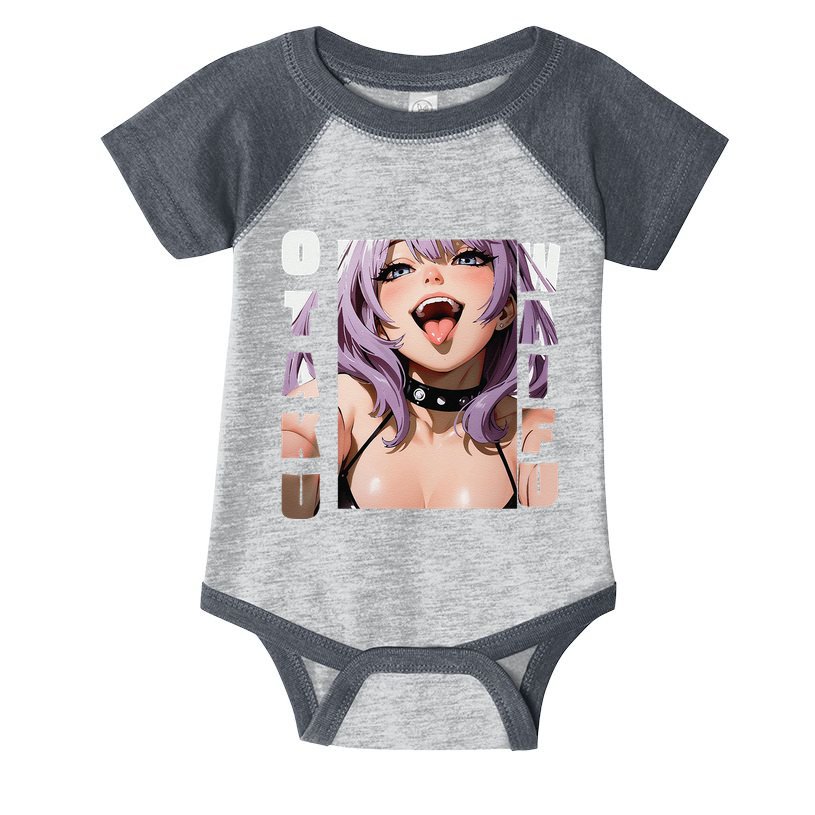 Lewd Anime Otaku Waifu Anime Manga Hentai Face Gift Infant Baby Jersey Bodysuit