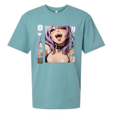 Lewd Anime Otaku Waifu Anime Manga Hentai Face Gift Sueded Cloud Jersey T-Shirt