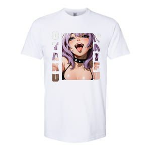 Lewd Anime Otaku Waifu Anime Manga Hentai Face Gift Softstyle CVC T-Shirt