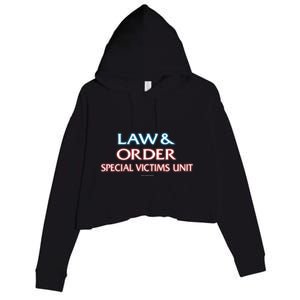 Law And Order: Special Victims Unit Funny Gift Crop Fleece Hoodie