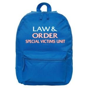 Law And Order: Special Victims Unit Funny Gift 16 in Basic Backpack