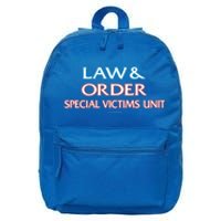 Law And Order: Special Victims Unit Funny Gift 16 in Basic Backpack