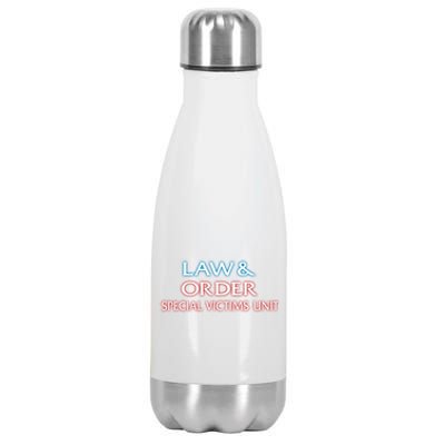 Law And Order: Special Victims Unit Funny Gift Stainless Steel Insulated Water Bottle