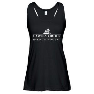 Lawn And Order Special Mowing Unit Funny Lawn Ladies Essential Flowy Tank