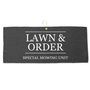 Lawn And Order Special Mowing Unit Large Microfiber Waffle Golf Towel