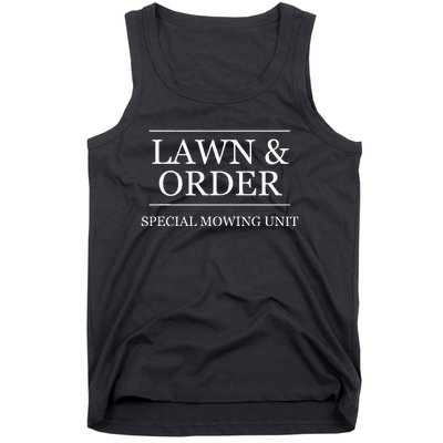 Lawn And Order Special Mowing Unit Tank Top