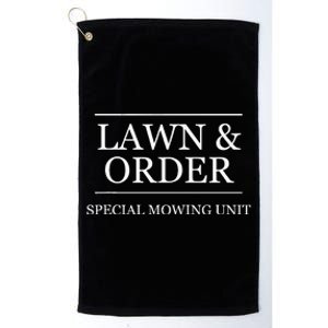 Lawn And Order Special Mowing Unit Platinum Collection Golf Towel