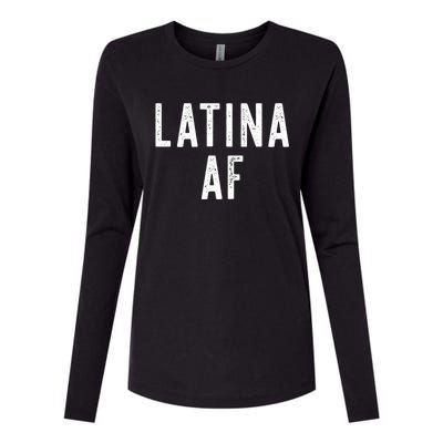 Latina Af Proud Immigrant Feminist Clothing Spanglish Gift Womens Cotton Relaxed Long Sleeve T-Shirt