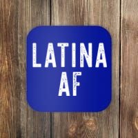 Latina Af Proud Immigrant Feminist Clothing Spanglish Gift Coaster