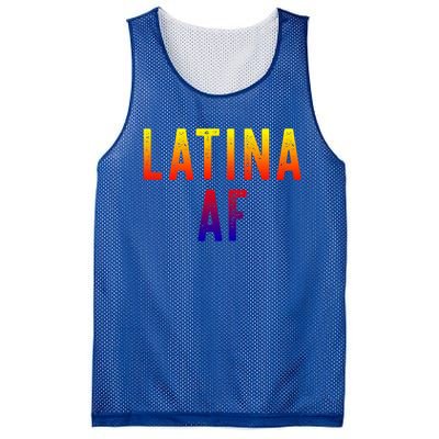 Latina Af Proud Immigrant Feminist Clothing Spanglish Gift Mesh Reversible Basketball Jersey Tank