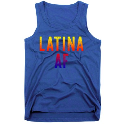 Latina Af Proud Immigrant Feminist Clothing Spanglish Gift Tank Top