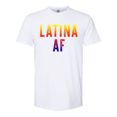 Latina Af Proud Immigrant Feminist Clothing Spanglish Gift Softstyle® CVC T-Shirt