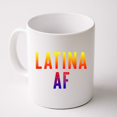 Latina Af Proud Immigrant Feminist Clothing Spanglish Gift Coffee Mug