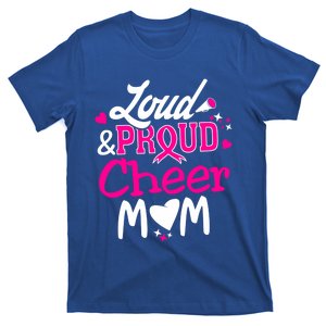 Loud And Proud Cheer Mom Breast Cancer Awareness Gift T-Shirt