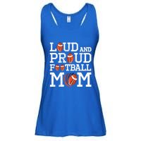 Loud And Proud Football Mom Game Season Vintage Football Gift Ladies Essential Flowy Tank