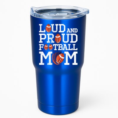 Loud And Proud Football Mom Game Season Vintage Football Gift Tumbler