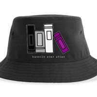 LGBTQ Asexual Pride Books LGBTQIA Pride Month Asexual Sustainable Bucket Hat