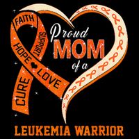 Leukemia Awareness Proud Mom Of A Leukemia Warrior Drawstring Bag