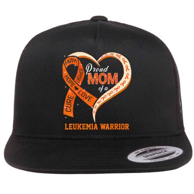 Leukemia Awareness Proud Mom Of A Leukemia Warrior Flatbill Hat