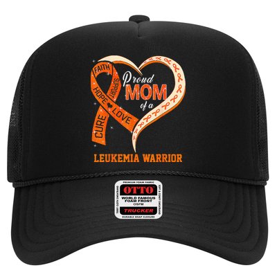 Leukemia Awareness Proud Mom Of A Leukemia Warrior Trucker Hat