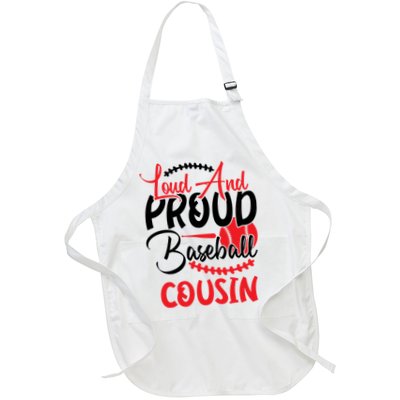 Loud And Proud Baseball Cousin For Family Matching Sport Team Apron