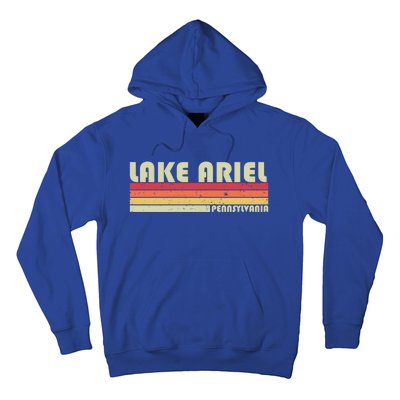 Lake Ariel Pennsylvania Funny Fishing Camping Summer Gift Hoodie