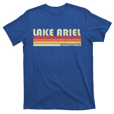 Lake Ariel Pennsylvania Funny Fishing Camping Summer Gift T-Shirt