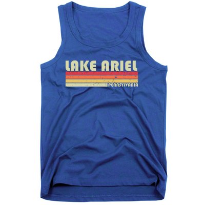 Lake Ariel Pennsylvania Funny Fishing Camping Summer Gift Tank Top