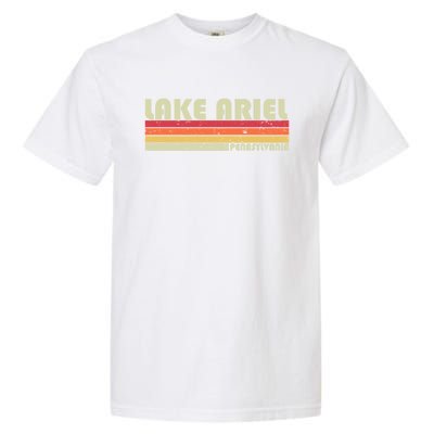 Lake Ariel Pennsylvania Funny Fishing Camping Summer Gift Garment-Dyed Heavyweight T-Shirt