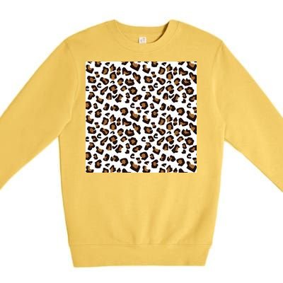 Leopard Animal Pattern Premium Crewneck Sweatshirt