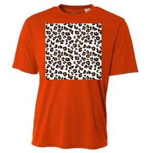 Leopard Animal Pattern Cooling Performance Crew T-Shirt