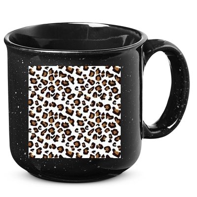 Leopard Animal Pattern 15oz Campfire Ceramic Mug