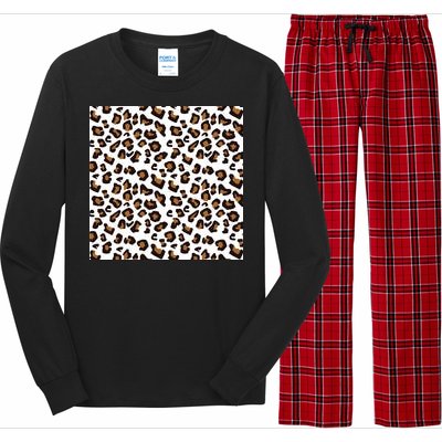 Leopard Animal Pattern Long Sleeve Pajama Set