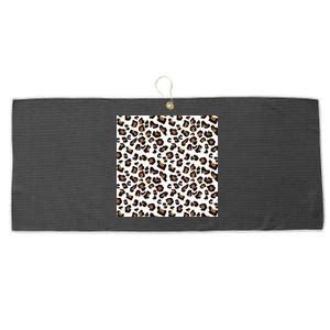 Leopard Animal Pattern Large Microfiber Waffle Golf Towel