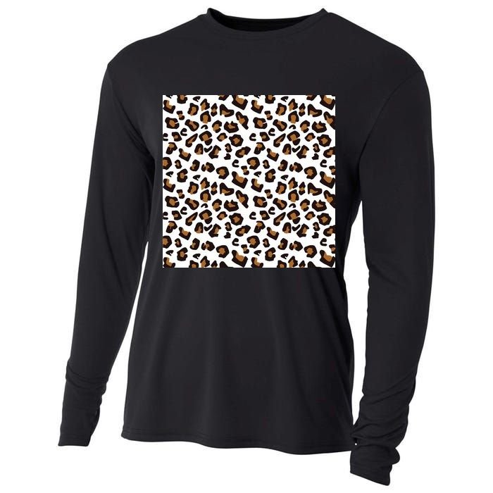 Leopard Animal Pattern Cooling Performance Long Sleeve Crew