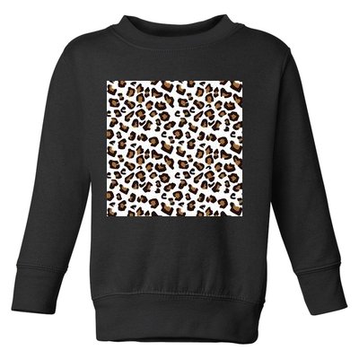 Leopard Animal Pattern Toddler Sweatshirt