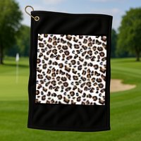Leopard Animal Pattern Golf Towel