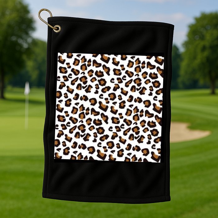 Leopard Animal Pattern Golf Towel