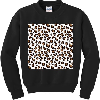 Leopard Animal Pattern Kids Sweatshirt