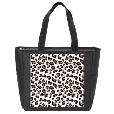 Leopard Animal Pattern Zip Tote Bag