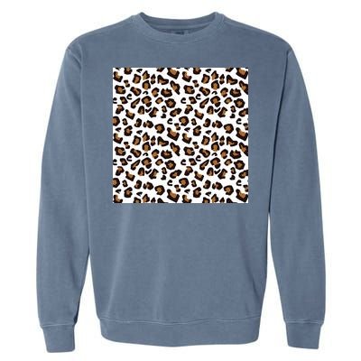 Leopard Animal Pattern Garment-Dyed Sweatshirt