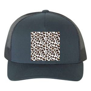 Leopard Animal Pattern Yupoong Adult 5-Panel Trucker Hat