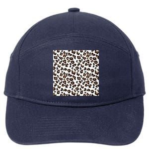 Leopard Animal Pattern 7-Panel Snapback Hat