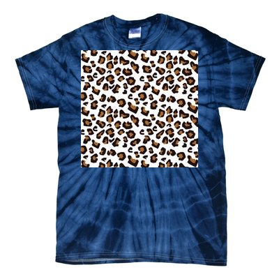 Leopard Animal Pattern Tie-Dye T-Shirt