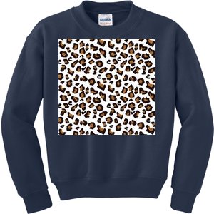 Leopard Animal Pattern Kids Sweatshirt