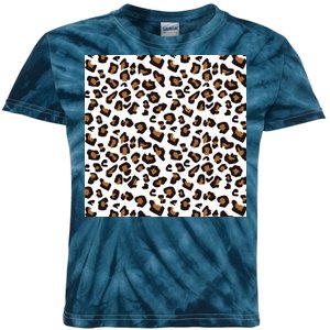 Leopard Animal Pattern Kids Tie-Dye T-Shirt