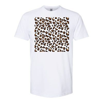 Leopard Animal Pattern Softstyle CVC T-Shirt